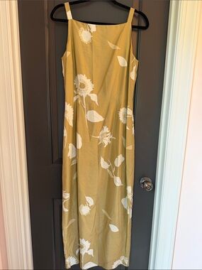 Vintage Floral Silk Dress | Wedding Guest Dress